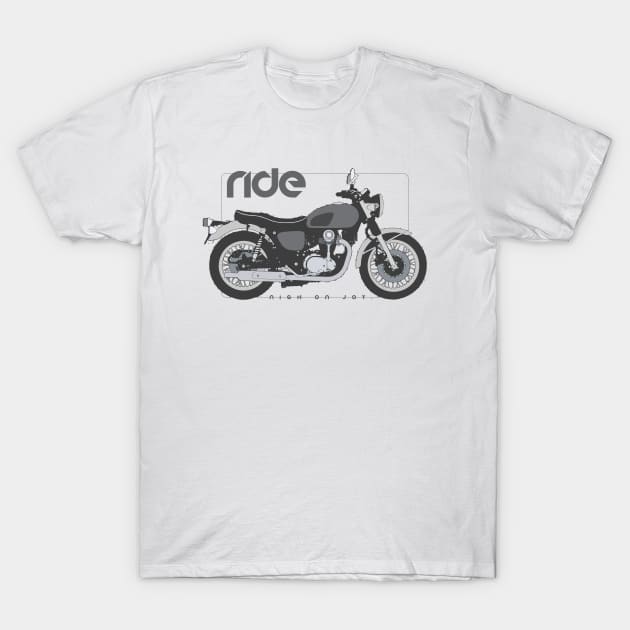 Ride classic 800 bw T-Shirt by NighOnJoy